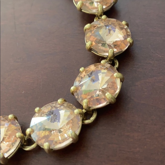 Stella & Dot Peach Crystal bracelet - Picture 3 of 3